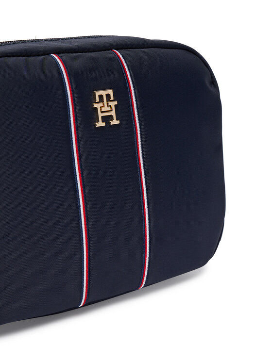Tommy Hilfiger Tommy Hilfiger Geantă Popette Camera Bag Corp AW0AW17710 Bleumarin