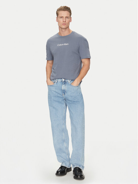 Calvin Klein Calvin Klein Тишърт Hero K10K111346 Сив Regular Fit