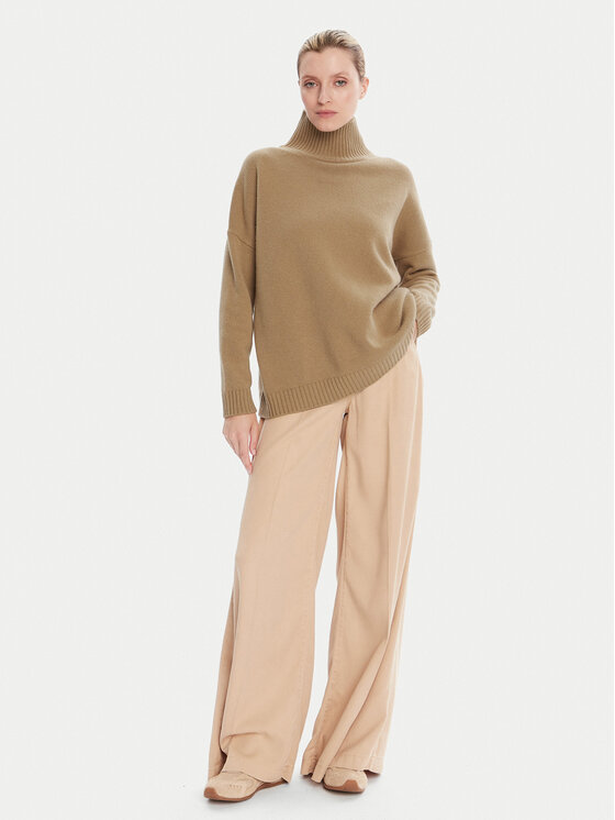 Weekend Max Mara Weekend Max Mara Rolák Borgia 2525366112 Béžová Relaxed Fit