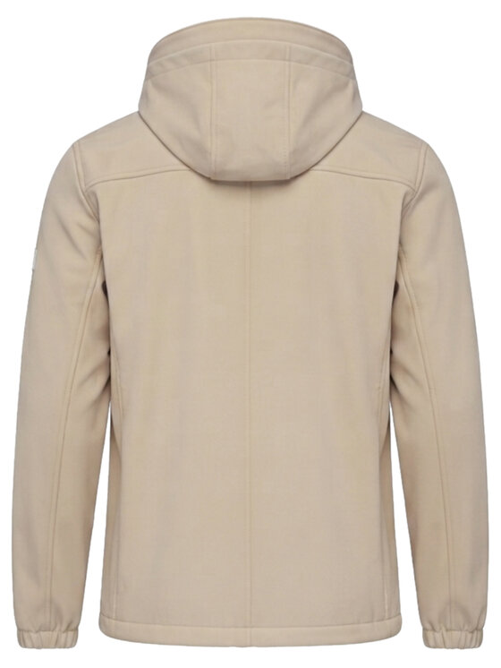 Ombre Ombre Kurtka przejściowa C581 Beżowy Regular Fit
