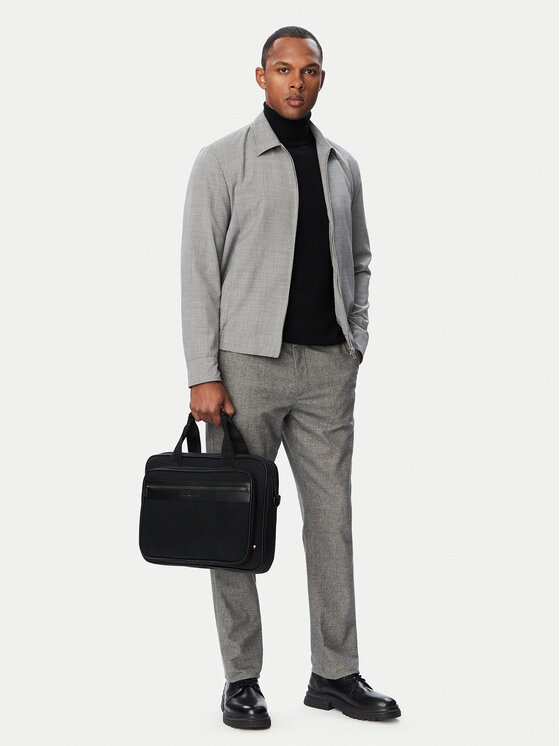 Tommy Hilfiger Torba za prenosnik Th Repreve Computer Bag AM0AM14445 Črna