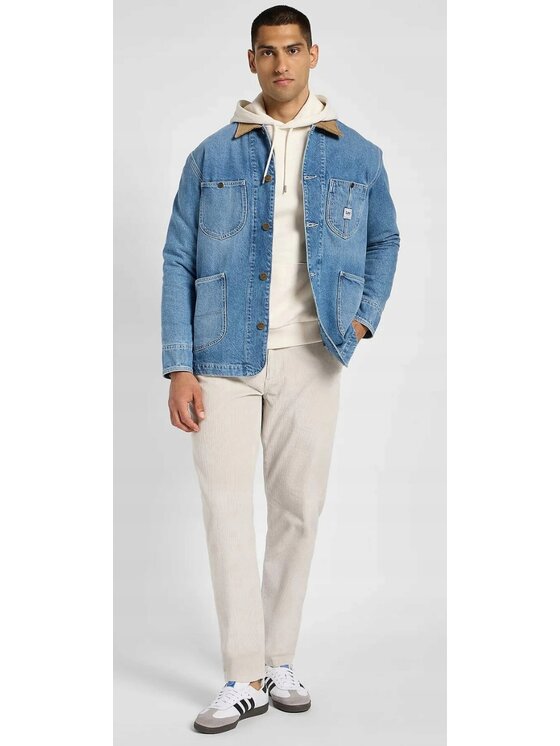 Lee Lee Kurtka przejściowa Loose Loco Jacket Niebieski Loose Fit