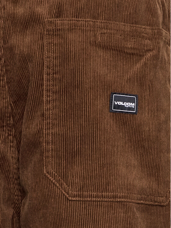 Volcom Volcom Riidest šortsid Outer Spaced A1012310 Pruun Regular Fit