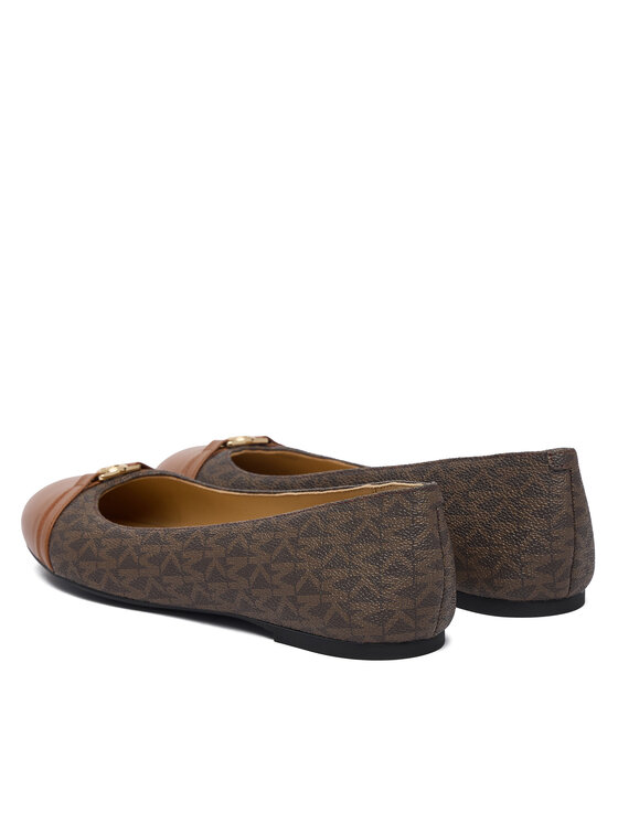 MICHAEL Michael Kors MICHAEL Michael Kors Balerīnas Mandy Flat 40F5MAFP1L Brūns
