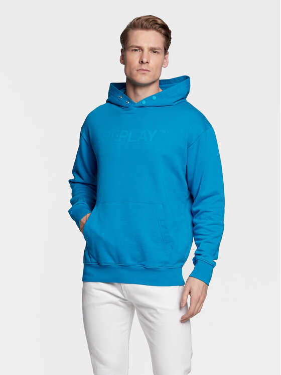 REPLAY Replay Bluză M6265A.000.23358P Albastru Regular Fit