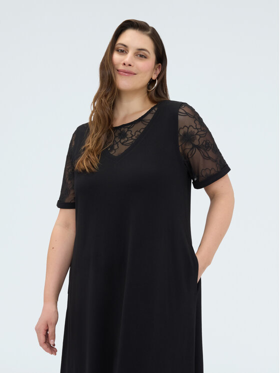 Fiorella Rubino Fiorella Rubino Abito da sera 7804L001222N033 Nero A-Line Fit