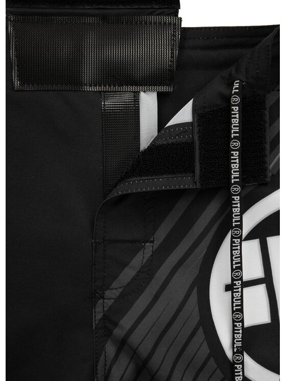 PITBULL PITBULL Szorty sportowe Spodenki treningowe Jet Mesh Performance Pro plus Hilltop L Czarny Regular Fit