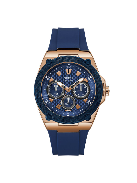 Guess Laikrodis Legacy W1049G2 Tamsiai mėlyna • Modivo.lt