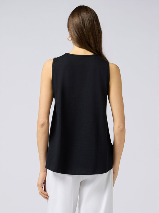 Oltre Oltre T-Shirt G327J004068N033 Czarny Slim Fit