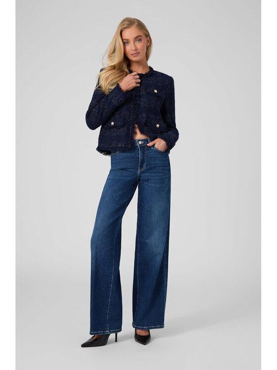 Guess Guess Bunda pro přechodné období 184246 Modrá Classic Fit