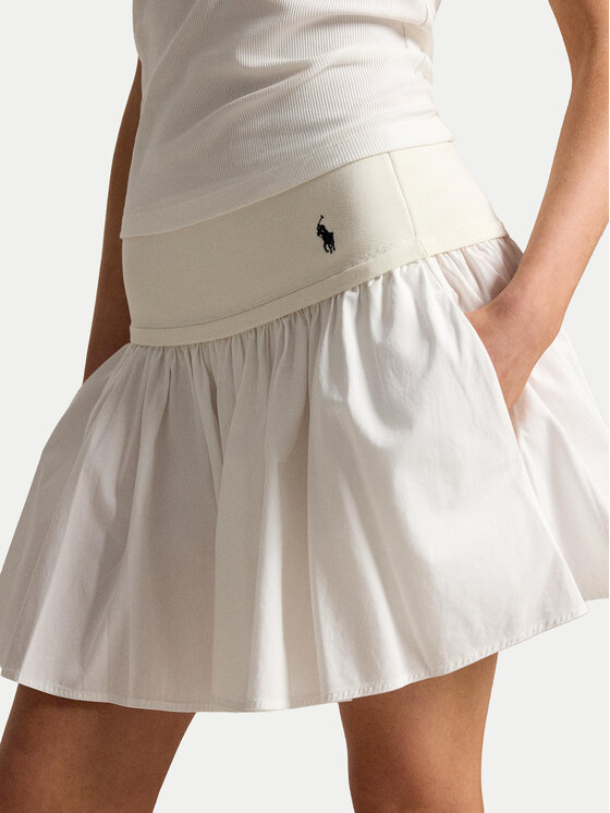 Polo Ralph Lauren Polo Ralph Lauren Mini sukně 211A12965002 Bílá Regular Fit