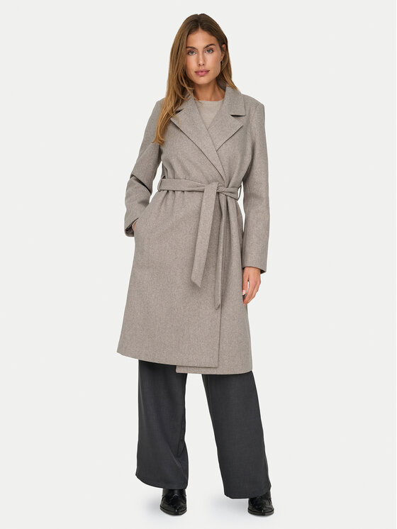 ONLY ONLY Cappotto di transizione Alvilda 15314362 Beige Regular Fit