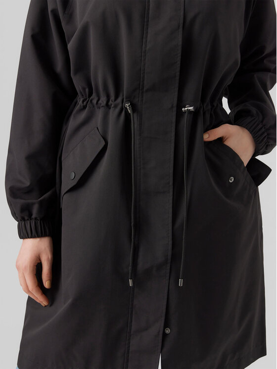 Vero Moda Vero Moda Parka Pernille Alison 10282329 Czarny Regular Fit