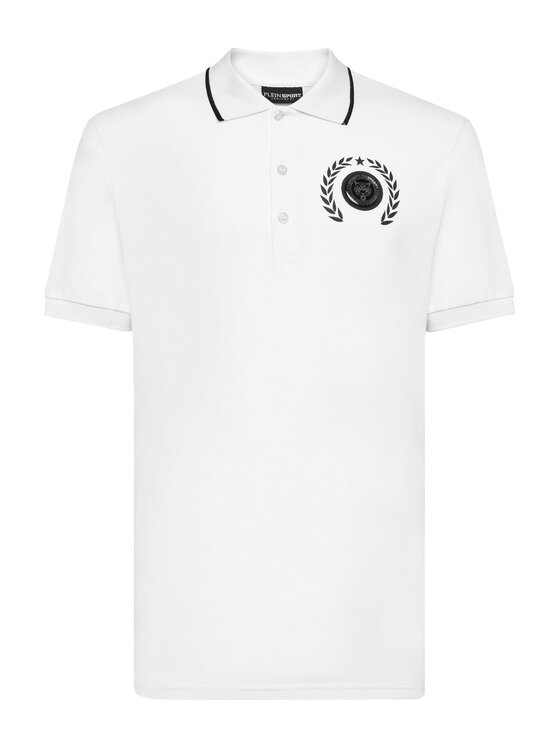 Plein Sport Plein Sport Polo 13031 Biały Slim Fit