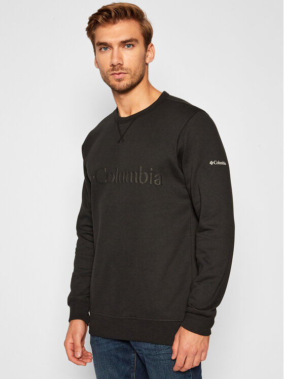 Felpa Logo Fleece Crew 1884931 Nero Regular Fit