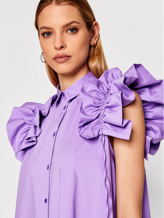 Imperial Imperial Marškinių tipo suknelė AA5TBBE Violetinė Regular Fit