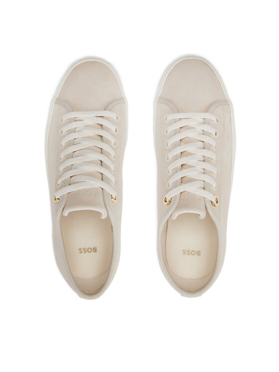 BOSS Boss Sneakers aus Stoff Aidenlm Tenn Sd 50517179 Beige