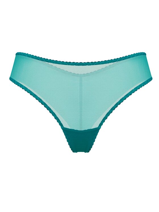 Merci Lingerie Merci Lingerie Figi brazylijskie ERT10M08B Turkusowy