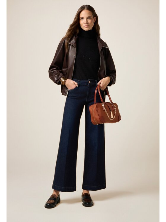 Oltre Oltre Jeans P521R108842N034 Blu Baggy Fit