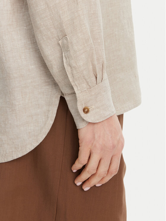 Barbour Barbour Koszula Hampton LSH1596SN31 Beżowy Relaxed Fit