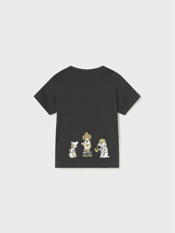 Mayoral Mayoral Тишърт 1017 Сив Regular Fit