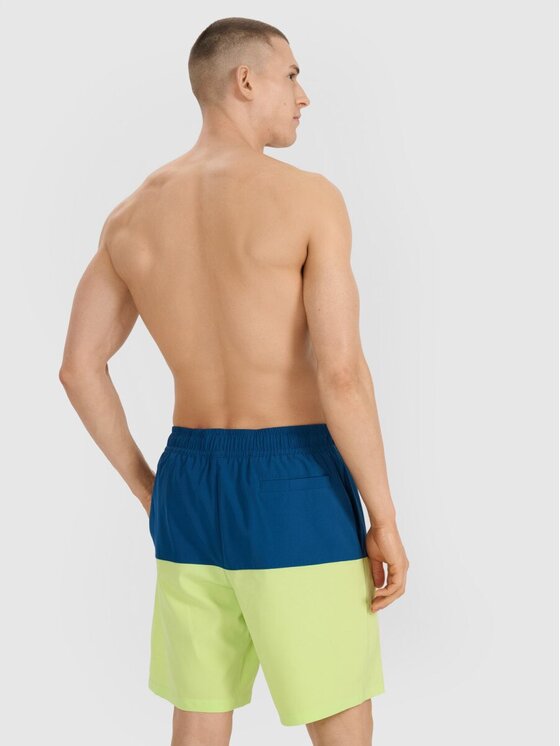 4F 4F Shorts da mare 4FWSS25UBDSM135-45S Verde Regular Fit