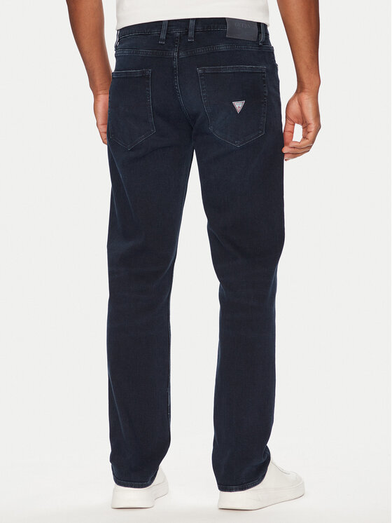 Guess Guess Jeansy M5YAN2 D5Q91 Tmavomodrá Slim Fit
