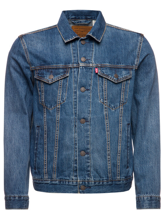 Levi's® Levi's® Džinsinė striukė The Trucker 72334-0354 Tamsiai mėlyna Regular Fit