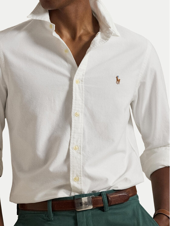 Polo Ralph Lauren Polo Ralph Lauren Koszula Core Replen 710549084 Biały Slim Fit