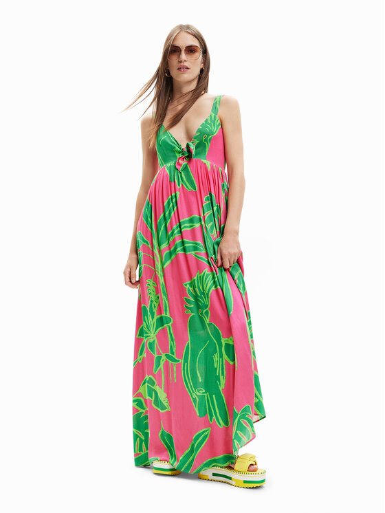 Desigual Letné šaty 23SWVW60 Farebná Regular Fit