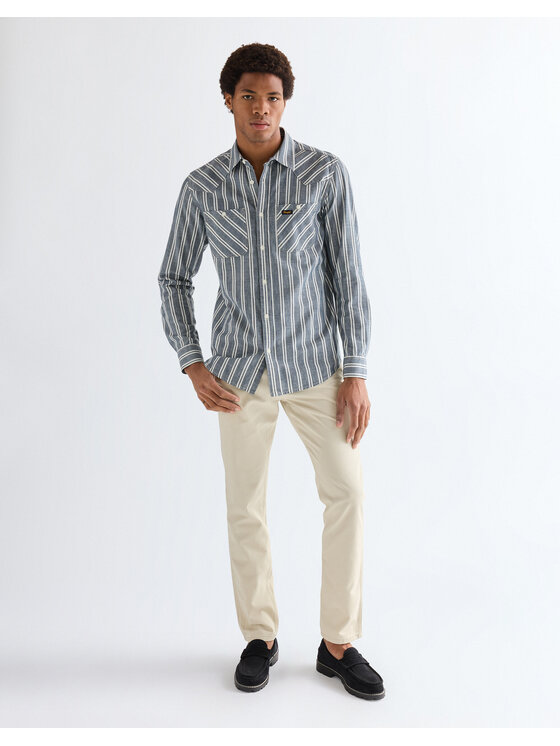 Wrangler Wrangler Jeansy GREENSBORO Beżowy Straight Leg