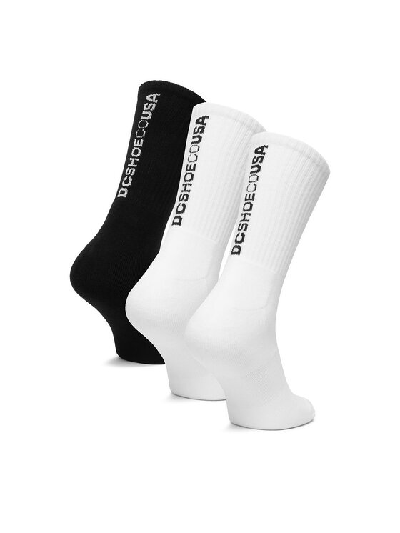 DC Shoes DC Shoes Довгі шкарпетки CEO_BR_DC_2050_W_AW25 (3 PACK) Білий