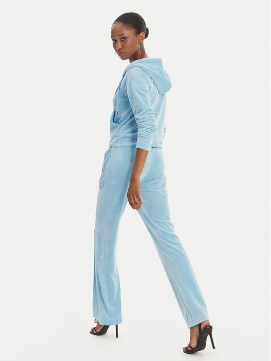 Juicy Couture Juicy Couture Sporta bikses Tina JCWBJ126327 Gaiši zils Straight Leg