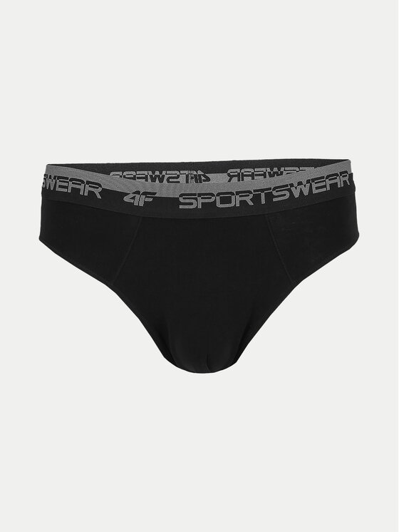 4F 4F 2er-Set Slips 4FWSS24UPTSM015 Schwarz