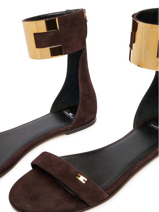 Elisabetta Franchi Elisabetta Franchi Sandale SA-88L-62E2-V540 Maro închis