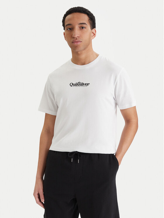 Quiksilver Quiksilver T-Shirt EQYZT08174 Biały Regular Fit