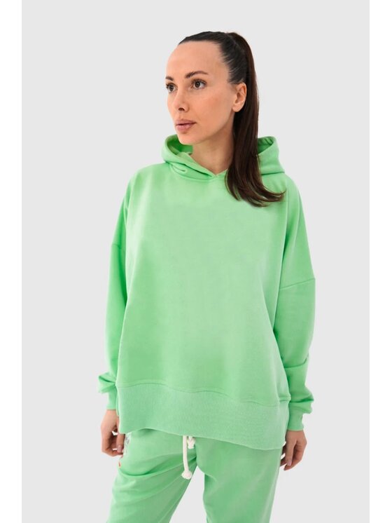 Chiara Wear Chiara Wear Bluza Bluza damska kaptur JOLKA Zielony Oversize