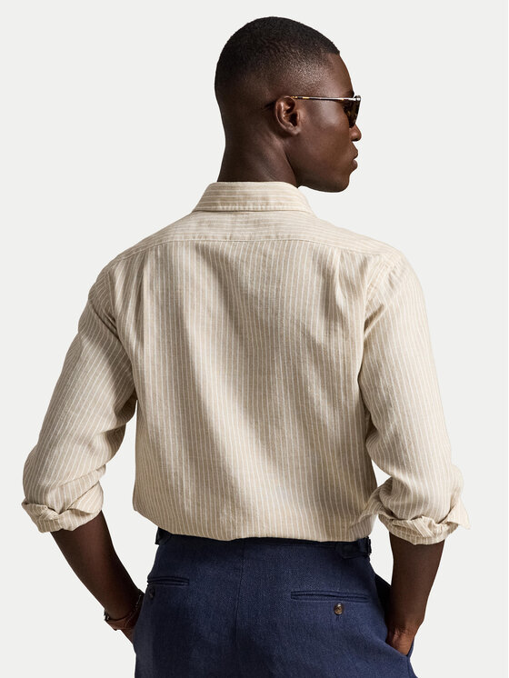 Polo Ralph Lauren Polo Ralph Lauren Риза 710B16700007 Светлобежов Regular Fit