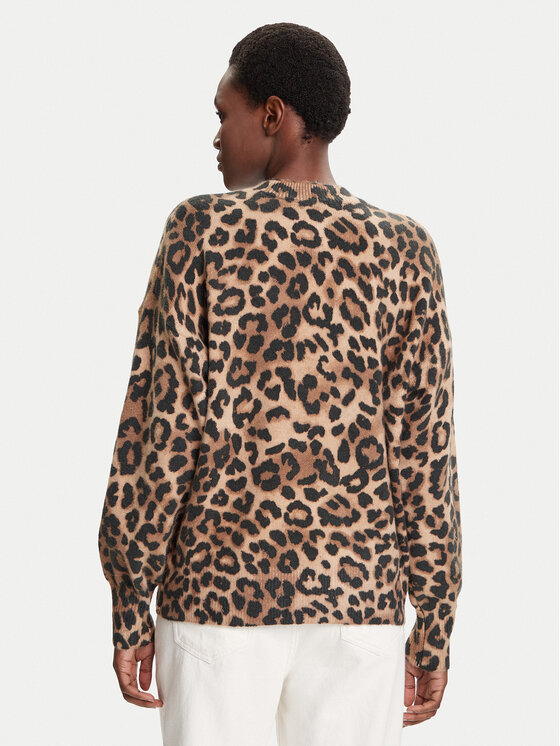 Desigual Desigual Светр Minnie 25WWJF43 Коричневий Regular Fit
