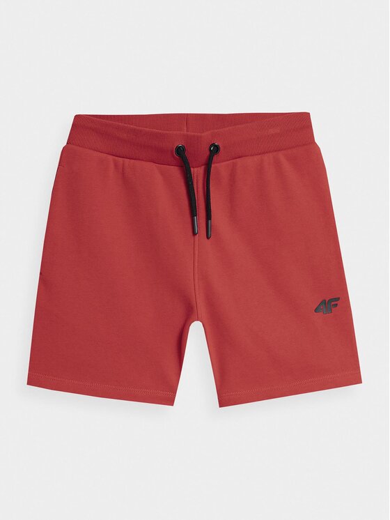 4F 4F Sportske kratke hlače 4FJSS23TSHOM048 Crvena Regular Fit