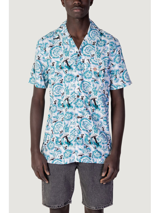 Dickies Dickies Πουκάμισο ROSEBURG SS CL FLORAL Μπλε Flora Fit