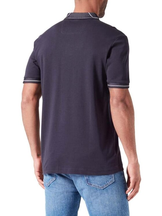 BOSS Boss Polo 50512892-402 Granatowy Slim Fit