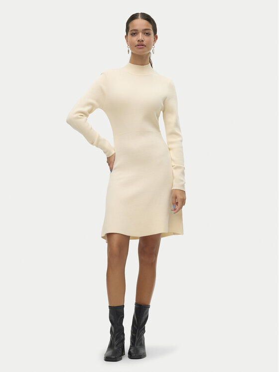Vero Moda Vestito di maglia Gold 10311379 Écru Regular Fit, taglia : L