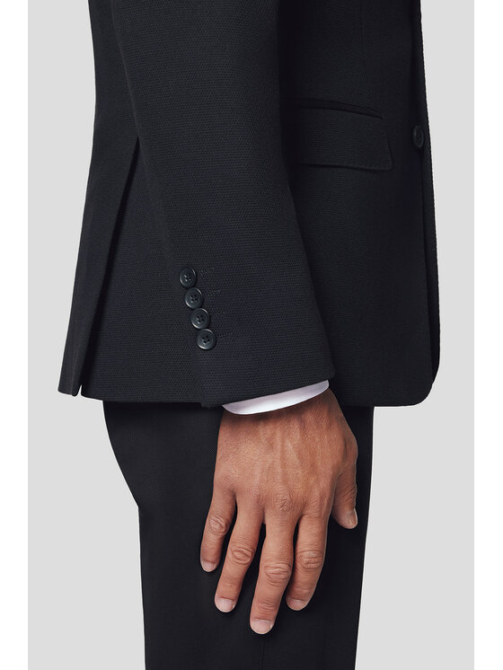 Lancerto Lancerto Marynarka Terlizzi MA131224000007 Czarny Slim Fit
