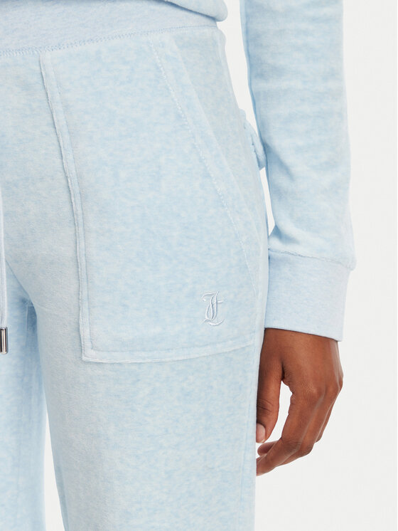 Juicy Couture Juicy Couture Spodnji del trenirke Layla JCSEBJ001 Svetlo modra Flared Leg