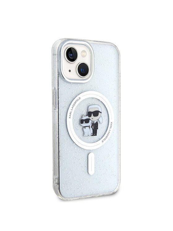 KARL LAGERFELD KARL LAGERFELD Etui na telefon iPhone 15 Przezroczysty