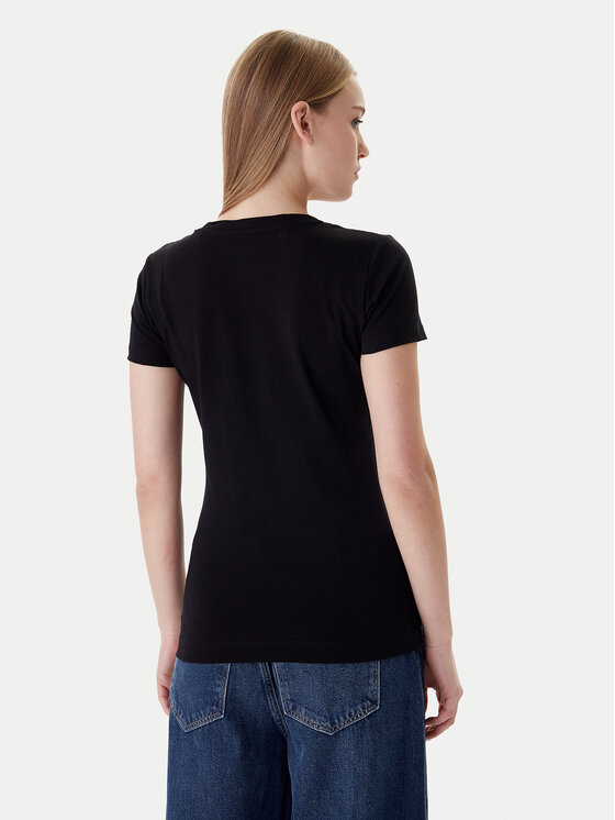 Guess Guess T-krekls W6RI35 J1314 Melns Slim Fit