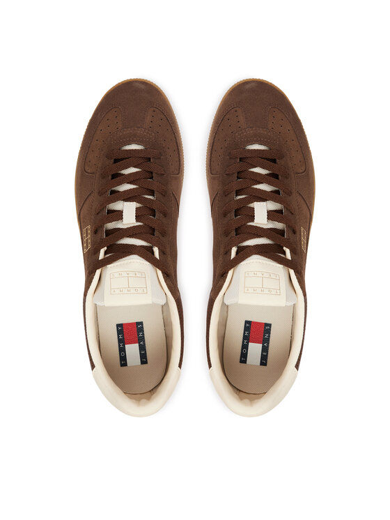 Tommy Jeans Tommy Jeans Tossud The Greenwich Edge Suede EM0EM01732 Tumepruun