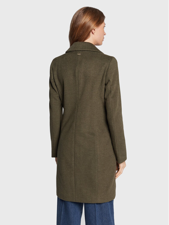 Cappotto di transizione WF2200 J6507 Verde Regular...