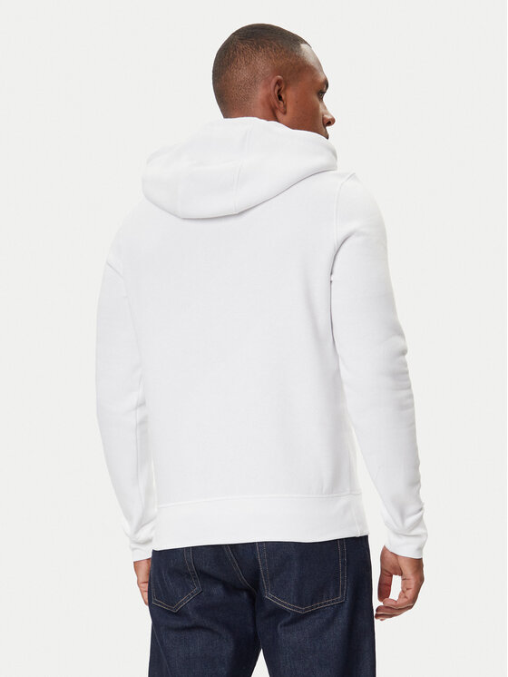 Tommy Hilfiger Tommy Hilfiger Mikina Logo MW0MW11599 Bílá Regular Fit